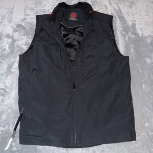 SCOTTeVEST TEC Travel Vest Mens Large L Black Multi-Pocket Tech Gadget Hiking